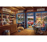 Lakeside Grocery Store 1000 Piece Jigsaw Puzzle,Home Wall Decor,Stress Relief,Premium Cardboard,Whimsical Challenge,Great Gifts,Educational Toy,Adults & Kids 14+ 52x38cm