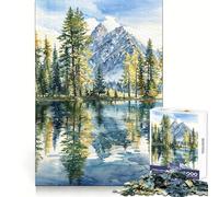 Lakeside Pines Adult Jigsaw Puzzles 1000 Pieces Strong Logic Indoor Fun Joyful Challenge (50x75cm)