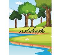 Lakeside Serenity Notebook | 8.5 x 11 inches | 90 Pages - Peaceful Nature Writing Journal