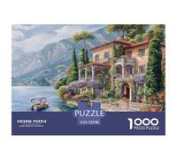 Lakeside Villa Scenery_1 Thick Cardboard Pieces Excellent for Training Memory, Concentration And Logical Thought Process 52x38cm/1000pcs