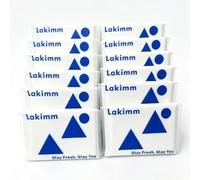 Lakimm 12 Packs Travel Size Tissue Pocket Slim Pack Facial 4 Ply Wallet Size Pocket Tissues for Travel Wedding Party Favors (Blue (12 Pack))