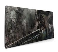 Lakivde Berserk-Guts Anime Mouse Pad 15.7 X 35.4 Inch (40 X 90 cm) Soft Gaming Mouse Mat Ultra Thick 3mm Extended Large Pattern_1 One Size