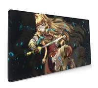 Lakivde The Rising of The Shield Hero-Raphtalia Anime Mouse Pad 15.7 X 35.4 Inch (40 X 90 cm) Soft Gaming Mouse Mat Ultra Thick 3mm Extended Large Pattern_1 One Size