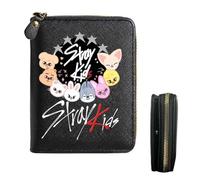LAKJUOZ Stray Unisex Skz PU Leather Zip Wallet Kpop