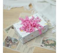 Lakkity Environment Friendly Paper Curly Bows for Gift Wrapping Set of 10, Self Adhesive Hot Pink Curly Bows for Gift Wrapping, Treat Bags, Gift Bags, Christmas, Wedding, Party Decorations