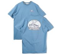LAKOR - Above and Below T-Shirt - T-shirt size M, blue