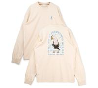 LAKOR - L/S Back Flipping T-Shirt - Longsleeve size S, white