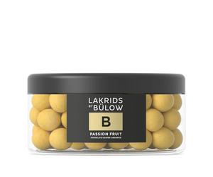 LAKRIDS BY BÜLOW - B - PASSION FRUIT - LARGE - Finest Liquorice Coated in Creamy Chocolate