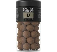 LAKRIDS BY BÜLOW - D - Salt & Caramel - 295g - Chocolate Coated Gourmet Liquorice - Sweet Liquorice Core, Dulce Chocolate and Sea Salt