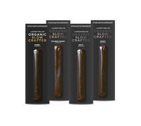 LAKRIDS BY BÜLOW - Organic Slow Crafted Liquorice Sticks Bundle - Stauning Whisky, Sweet, Salty & Honey (4 x 30g)