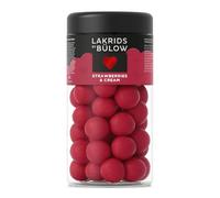 LAKRIDS BY BÜLOW - strawberries - 270g - Chocolate Covered Gourmet Liquorice - Strawberries, White Chocolate and Cream