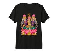 Lakshmi Bubblegum Baddie Wealth Goddess Hindu Premium T-Shirt