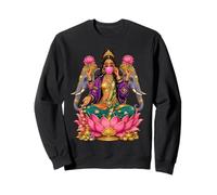 Lakshmi Bubblegum Baddie Wealth Goddess Hindu Sweatshirt