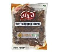 Lakshmi Stores - AJWA Bitter Gourd Chips 100G | Crispy Karela Fry Snack | Traditional Spicy Pavakkai Wafers | South Indian Style Crunchy Tea Time Namkeen