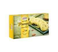 Lakshmi Stores - GRB Pineapple Soan Cake 200g - Indian Flaky Sweet Mithai Dessert Traditional Layered Confection Crispy Tea Time Snack Festive Gift Ready to Eat