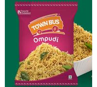 Lakshmi Stores - GRB Town Bus Ompudi Savoury Snack 150g | South Indian Crispy Gram Flour Noodles | Kara Sev Omappodi Traditional Tea Time Namkeen Ready to Eat