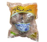 Lakshmi Stores Shree Krishna Yellow Jaggery Balls 1kg | Natural Unrefined Sugarcane Gur Ladoo Sweetener | Traditional Indian Cooking & Tea, 8 Pcs