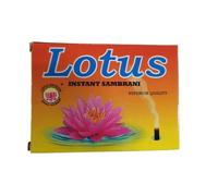 Lakshmi Stores UK - Lotus Instant Sambrani Dhoop Cups, Natural Aromatic Incense for Puja, Meditation, Home Fragrance, Traditional Indian Spiritual Rituals