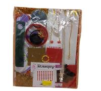 Lakshmi Stores UK - Shringari Set -1 | Pooja Accessories Set for Devi Alankaram | Includes Comb, Bindi, Bangles, Kumkum, Kutty Pattu Cloth, Chain | Ideal for Navaratri Golu, Lakshmi & Durga Pooja,