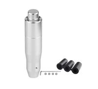 LAKUYRD Car Shift Knob Automatic Shift Knob Metal Car Shifting Push Button Aluminum Shifter Lever Handle Long Stick Gear Head Most Auto Transmissio