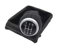 LAKUYRD Car Shift Knob Compatible with for A4 S4 B8 Car Styling 12mm Gear Shift Knob Gaiter Boot Lever Handle Head Dustproof Cover