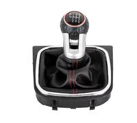 LAKUYRD Car Shift Knob Compatible with VW MK6 for R20 2004-2013 Gear Shift Knob Car Stick Lever Shifter Handball with Gaiter Boot Cover