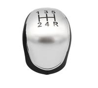 LAKUYRD Compatible with for Mondeo Mk4 IV 2007 2008 2009 2010 2011 2012 2013 2014 1pcs Car 5 6 Speed Manual Gear Shift Knob Gaiter Boot Cover Car Shift knob(5 Speed Silver Knob)