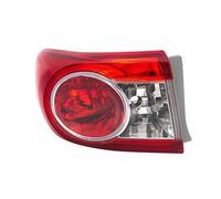 LAKUYRD Compatible With Toyota For Corolla 2011 2012 2013 Tail Light Cover Taillight Half Assembly Exterior Tail Lights Bulb Not Included Tail light lens(Left)