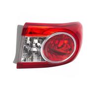 LAKUYRD Compatible With Toyota For Corolla 2011 2012 2013 Tail Light Cover Taillight Half Assembly Exterior Tail Lights Bulb Not Included Tail light lens(Right)