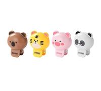 LAKYMIE 4pcs Cute Animal Toothbrush Head Covers - Portable Toothbrush Covers Head Cap for Electric & Manual Toothbrushes, Ideal for Home, Travel, Camping, Hiking & Business Trips