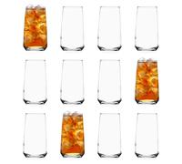 LAV 12x Clear 480ml Lal Highball Glasses - Tall Hi Ball Glass Water Gin Juice Cocktail Drinking Glassware Tumblers Set