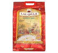 LAL QILLA (DEVICE OF QILLA) Classic White Line Basmati Rice 5KG | Premium Aromatic Basmati | Naturally Fluffy Texture | Ideal for Biryani, Pilaf, Steamed Rice & Everyday Cooking