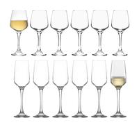 Lal Stemware 12 Piece Set - Clear LAV Clear One Size