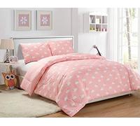 Lala + Bash Chenia Swans 2 Piece Comforter Set, Pretty Pink, Twin