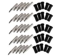LALADEFIEE 0.5mm Fine Point Gel Pen Nibs Replacement Parts with Protective Caps for Gel Pen Shells, Reliable Protection and Enhanced Durability, Suitable for School and Office Use, 400pcs Set