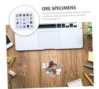 LALADEFIEE 1 Box Mineral Specimen Kit Rough Stone Collection Stem Educational Science Supply for Preschool Teaching Aid Early Geology Learning for Boys Exploration