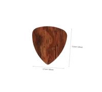 LALADEFIEE 1 Box Natural Wood Guitar Picks Boxed Folk Electric Guitar Aid Accessories Professional Wooden Instrument Parts for Loud Sound and Practical Use