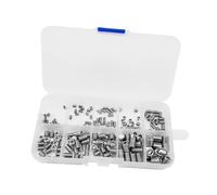 LALADEFIEE 1 Box Stainless Steel Socket Grub Screw Assortment Metric Corrosion-resistant Screws Kit for Engineering Repair Product Design Applications