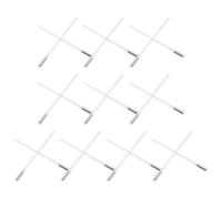 LALADEFIEE 10 Pairs Transparent Eyeglass Temple Tips Sleeves for Thin Metal Frames Soft Comfortable Glasses Arm Tip Covers Replacement Kit Install Eyewear Retainers for Stylish Lens Legs