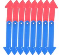 LALADEFIEE 10 Sets Plastic Rotatable Time Telling Clock Hands Educational Clock Needle Accessories for Early Learning