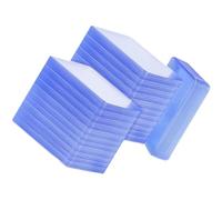 LALADEFIEE 100pcs Blue PVC Card Sleeves for Trading Cards Reusable and Wear-Resistant Protective Covers Plastic Id Holders for Collectible Games