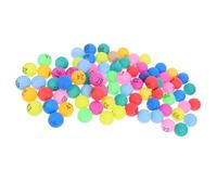 LALADEFIEE 100pcs Colorful Raffle Drawing Balls Seamless Numbered Plastic Bingo Balls for Indoor Outdoor Games Party Prizes Interactive Entertainment