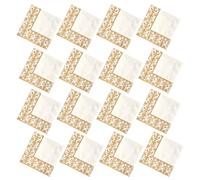 LALADEFIEE 100pcs Disposable Paper Napkins Beautiful Golden Printing Pattern, Good Absorbent Ability, Paper Material, for Birthday Party and Other Occasions