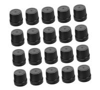 LALADEFIEE 100pcs Leakproof Plastic Essential Oil Bottle Caps Tamper-evident Replacement Tops for Scent Perfume and Cologne Bottles Anti-theft Design