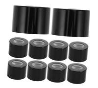 LALADEFIEE 10pcs Black Diffuser Bottle Caps Replacement Fragrance Stoppers 24-tooth Design for Diy Aromatherapy Compatible Glass Diffuser Jars