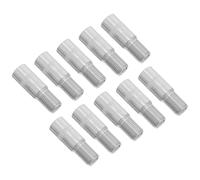 LALADEFIEE 10pcs Car Tire Valve Stem Extensions Copper-chromium Plating and 8mm Hole Diameter for Enhanced Durability and Wide Application in Road Trip Preparation and Everyday Use