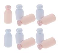 LALADEFIEE 10pcs Empty Squeeze Bottles 100ml Pe Refillable Travel Bottles for Body Wash Shampoo Stable Dispensing Vacation Gym Use