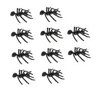 LALADEFIEE 10Pcs Fake Realistic Prank Ants for Halloween Decorations Novelty Prank for April Fool Day and Themed Parties Scare Your Friends with These Black