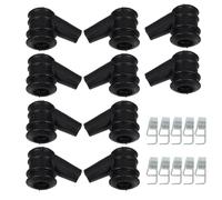 LALADEFIEE 10Pcs High Pressure Ignition Caps for Chainsaw with Rubber Boot and Spring Terminal, Suitable for Tree Cutting and Garden Maintenance