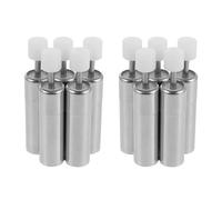 LALADEFIEE 10pcs Hydraulic Trash Can Lid Dampers Soft Close Mechanism Stainless Steel Piston Slow Closing Shock Absorbers for Kitchen Cabinet Garbage Bin Replacement Parts